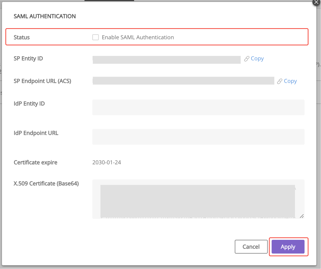 Set Up SAML Authentication FAQs Technical Support Nulab