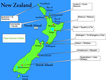 Cacoo Place Names In Maori