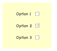 checkbox layout table