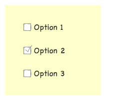 checkbox layout block