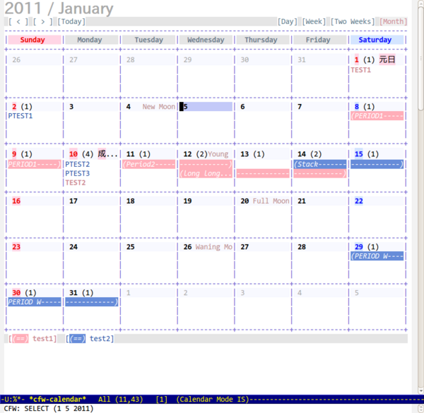 Got Emacs? Calfw A calendar framework for Emacs