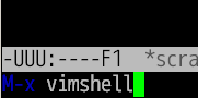 M-x vimshell