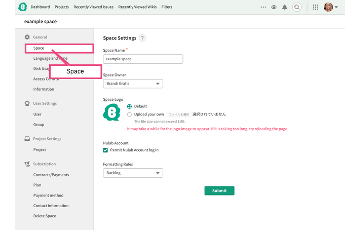 About Space Owner's Privilege | Backlog