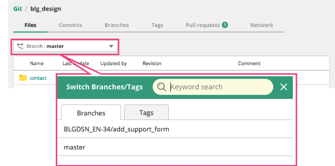 Repository browser | Backlog