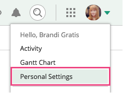 About Personal Settings | Backlog