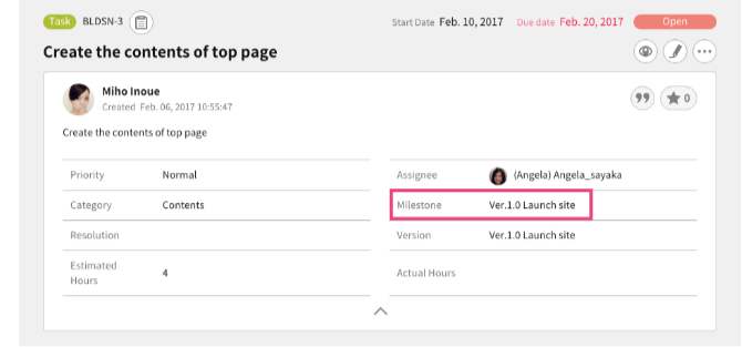 Milestone | Backlog