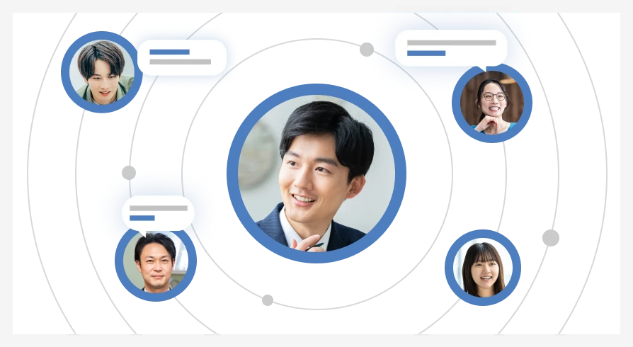 必要な人をすぐに巻き込める