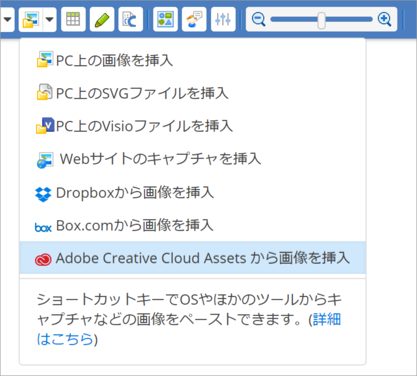 Adobe CCメニュー