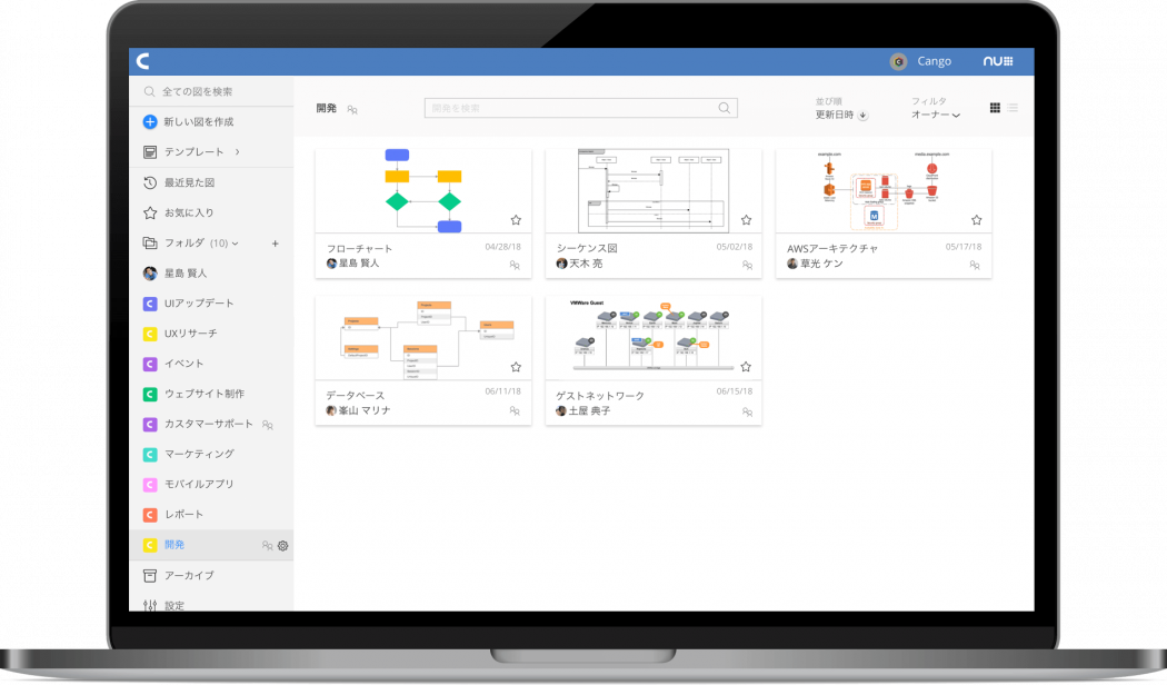 cacoo-renewal-ui