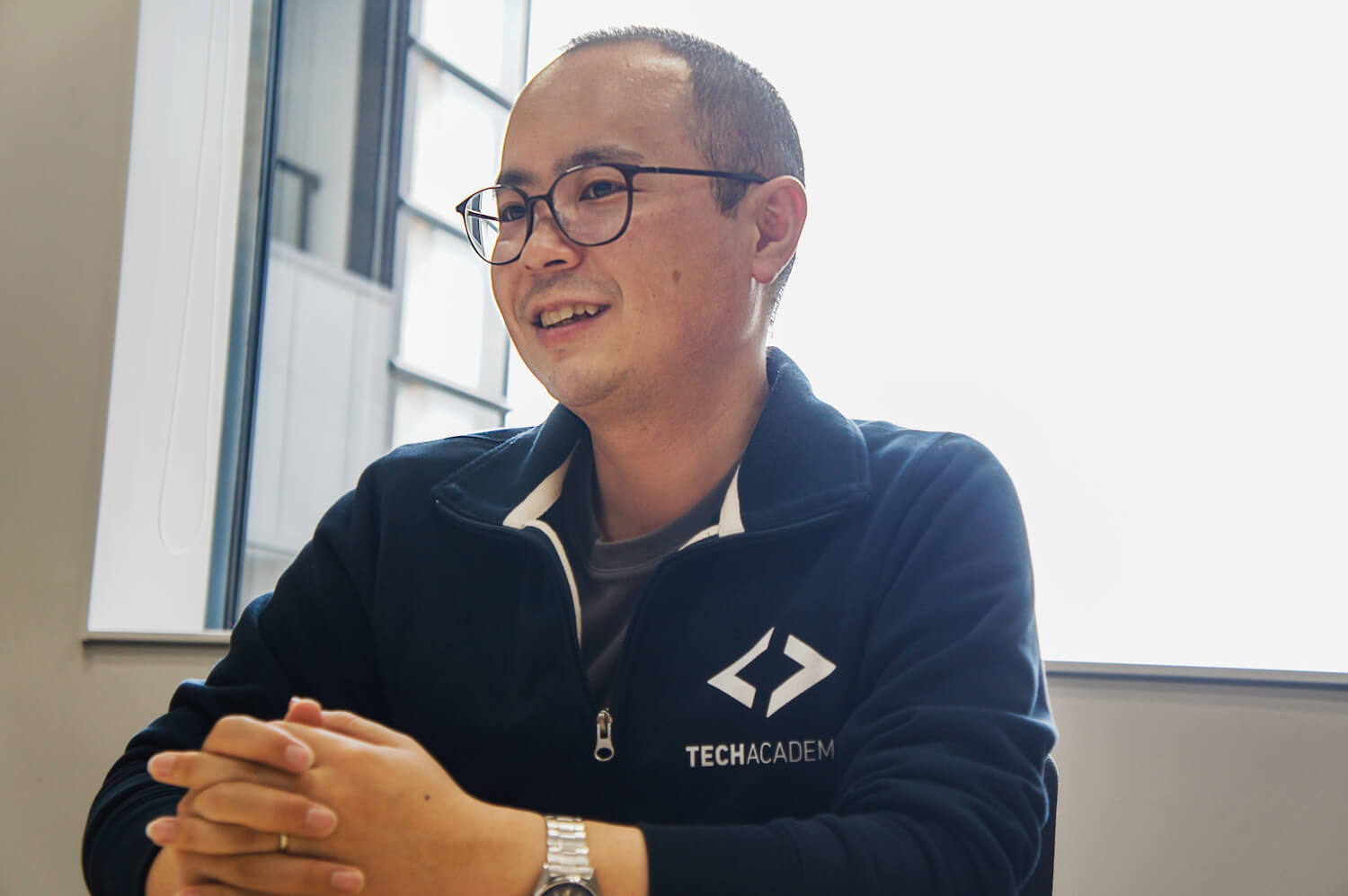 Cacooを選んだ理由を「無料・簡単・共有」の3つとお話しする浅見さん