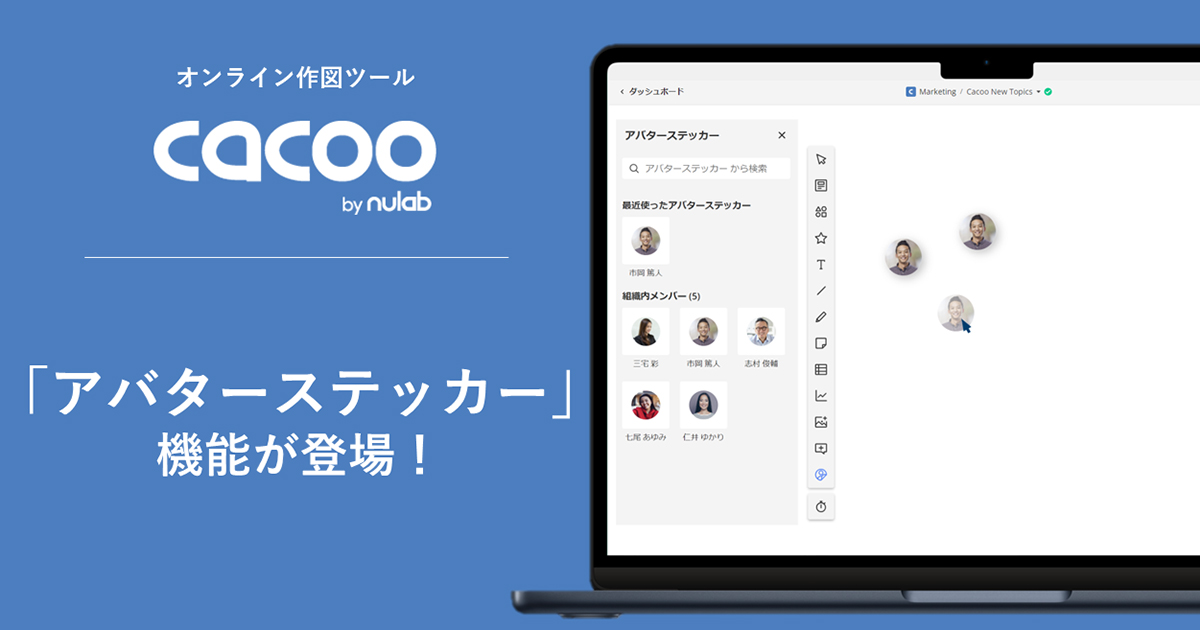 アバターステッカー機能が登場