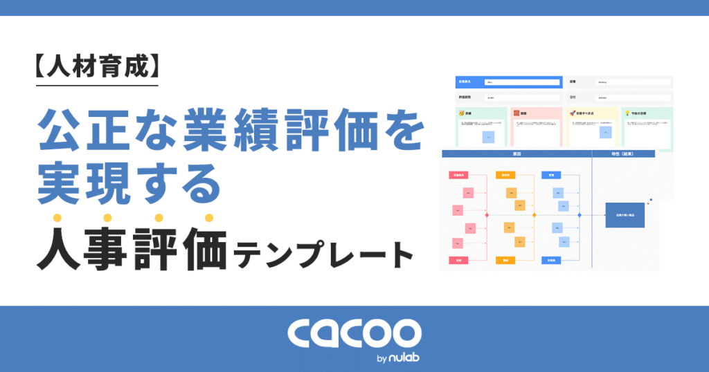 【人材育成】公正な業績評価を実現する人事評価テンプレート